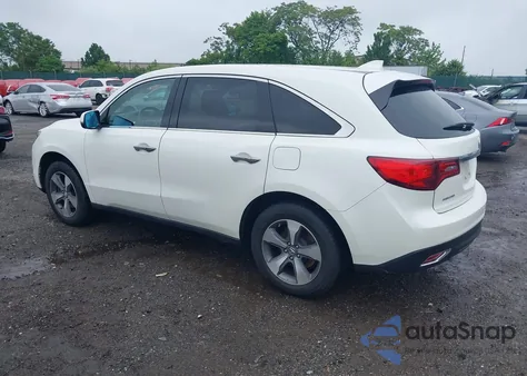 2016 Acura Mdx Acurawatch Plus Package z USA, uszkodzony, nr VIN 5FRYD4H23GB035209